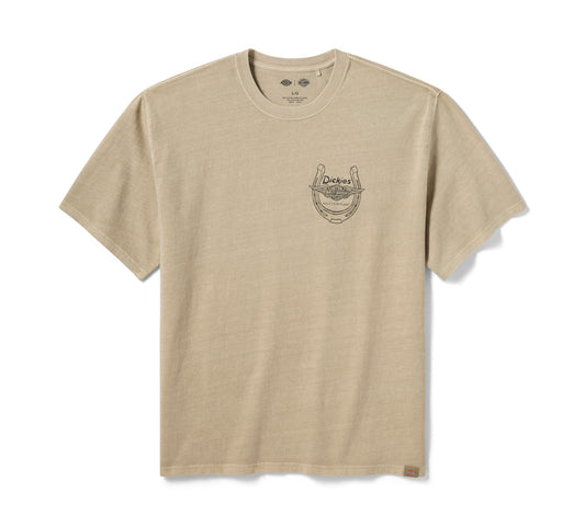 T-shirt Dickies x HD Horsepower pour homme, teint en pigments épais - 96095-26VM