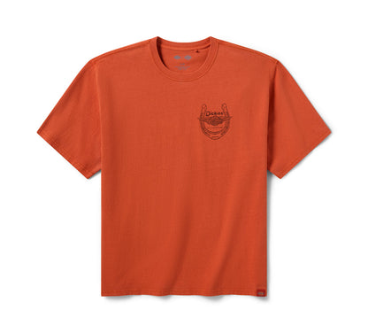 T-shirt Dickies x HD Horsepower pour homme, teint en pigments épais - 96096-26VM