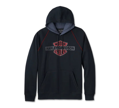 Sweat à capuche contrasté B&S pour homme - 96109-25VM