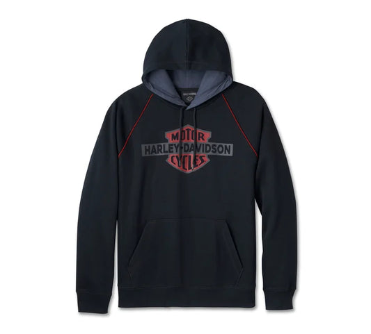 Sweat à capuche contrasté B&S pour homme - 96109-25VM