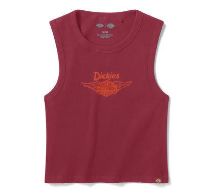Débardeur côtelé Dickies x HD Winged B&S pour femme - 96109-26VW