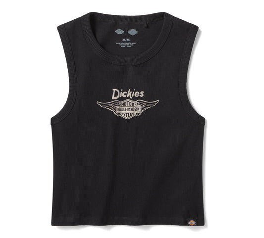 Débardeur côtelé Dickies x HD Winged B&S pour femme - 96110-26VW