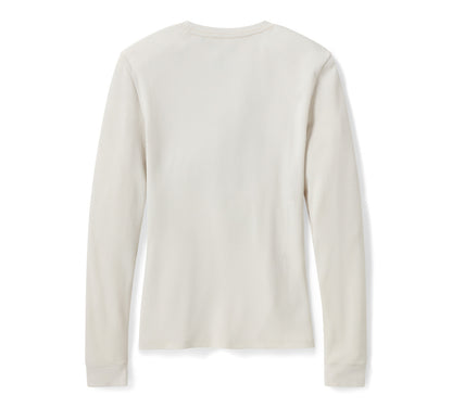 T-shirt thermique à manches longues Dickies x HD Winged Horseshoe pour femme - 96111-26VW