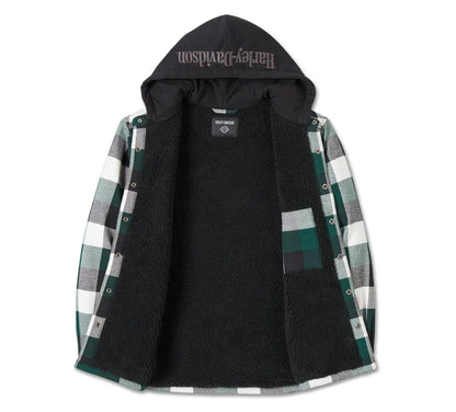 Veste chemise à capuche Traveler Pour Homme - Plaid - 96135-25vm
