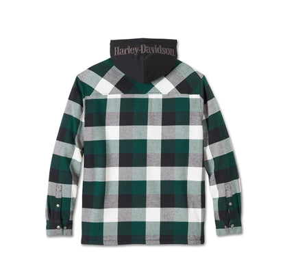 Veste chemise à capuche Traveler Pour Homme - Plaid - 96135-25vm