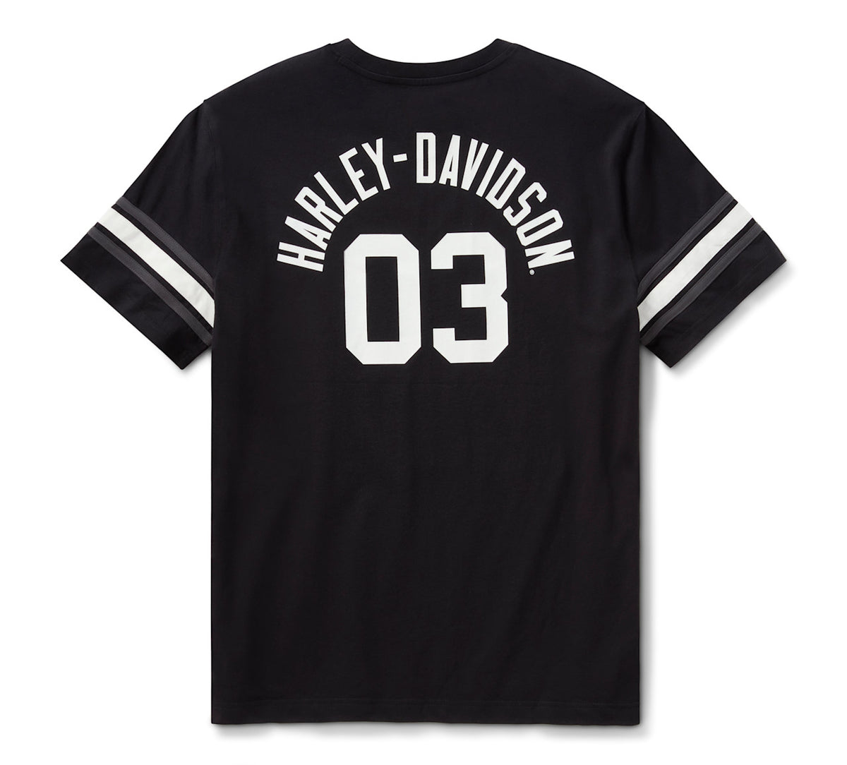 T-shirt à rayures sur manches HD Essential pour homme '03 - 96155-26VM