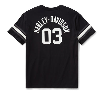 T-shirt à rayures sur manches HD Essential pour homme '03 - 96155-26VM