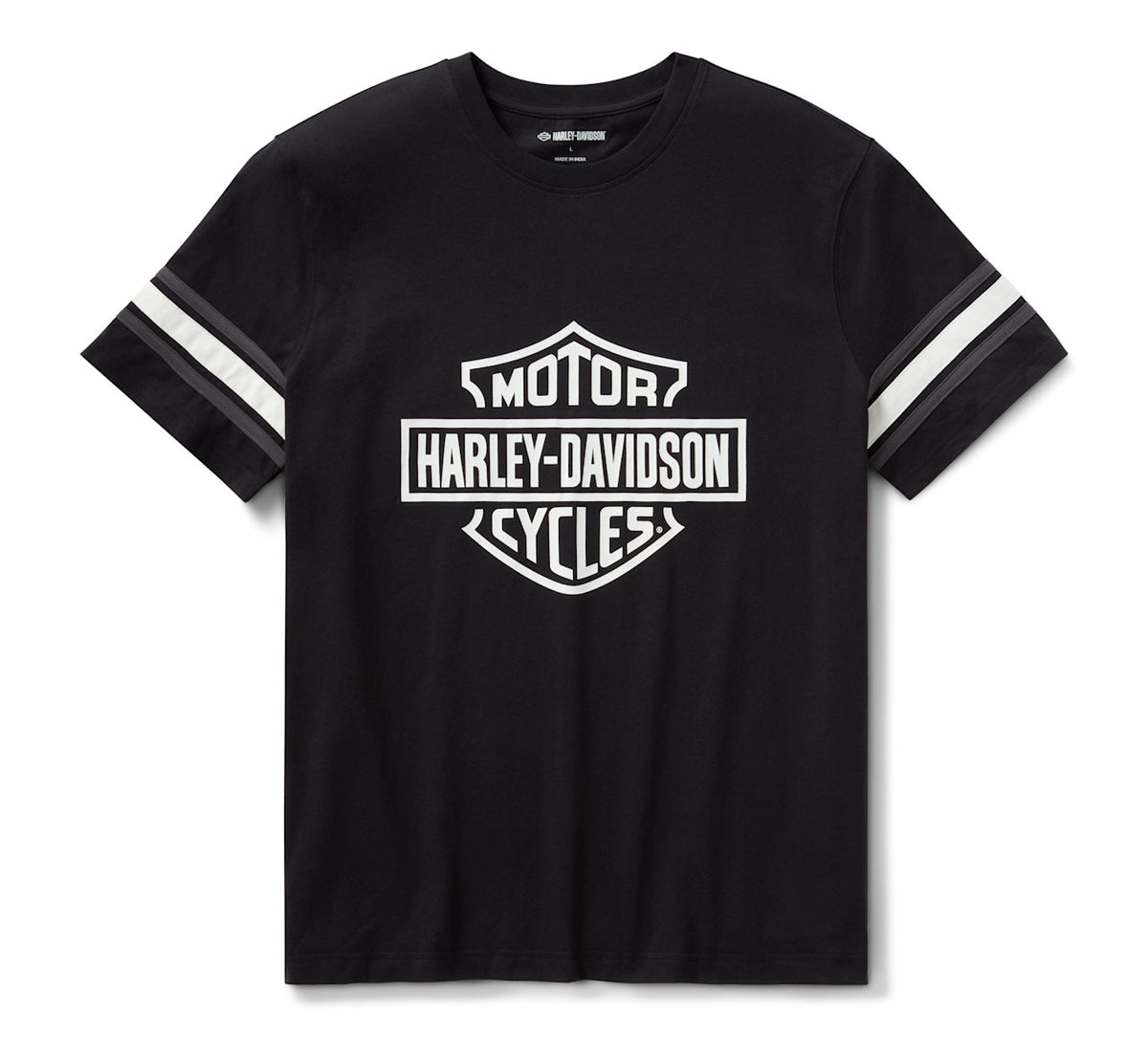 T-shirt à rayures sur manches HD Essential pour homme '03 - 96155-26VM