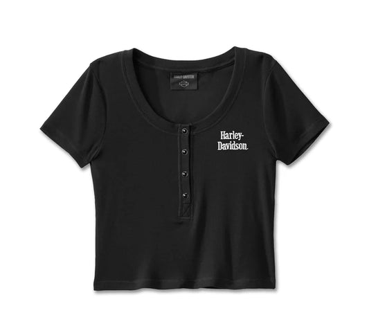 T-shirt côtelé Harley-Davidson pour femme - 96165-25VW