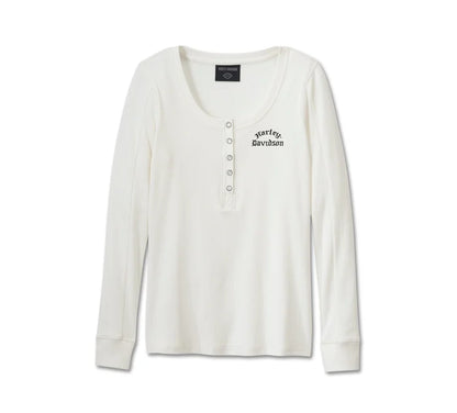 Henley intemporel à manches longues pour femme - 96167-25VW