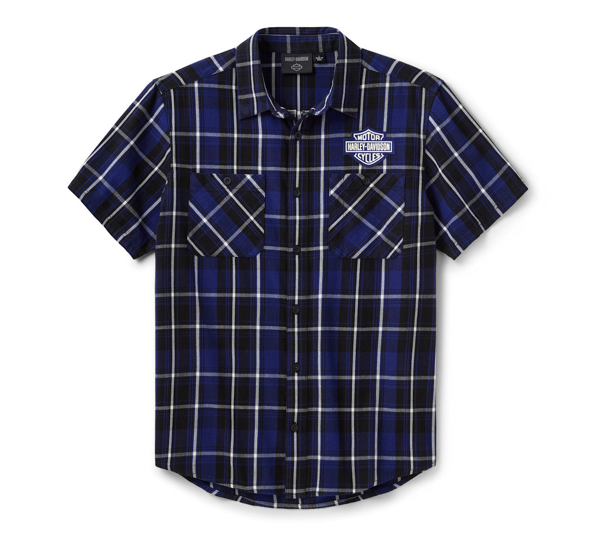 Chemise à carreaux à manches courtes pour homme HD Essential - 96188-26VM