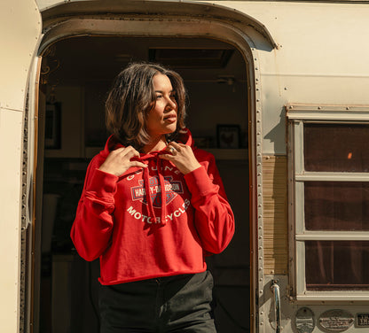Sweat à capuche HD Essential à bords francs pour femmes - 96224-26VW