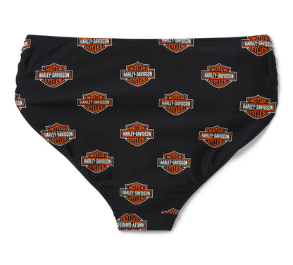 Bas de maillot de bain HD pour femme B&S AOP à taille ajustable - 96229-26VW
