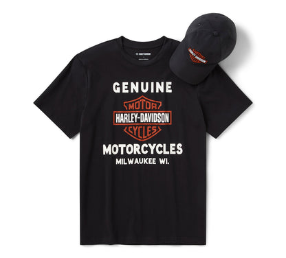 Coffret cadeau chapeau et t-shirt B&S pour homme - 96284-26VM