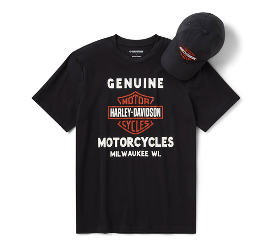 Coffret cadeau chapeau et t-shirt B&S pour homme - 96284-26VM