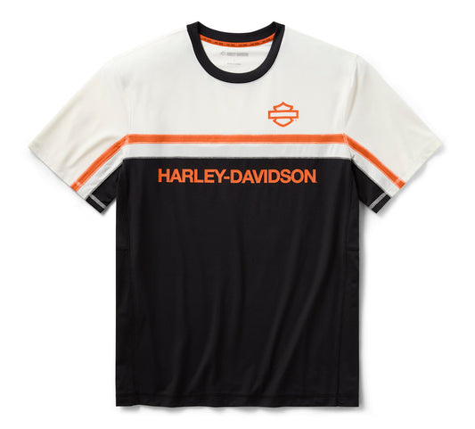T-shirt à manches courtes en tricot respirant H-D TECH pour hommes - 96286-26VM