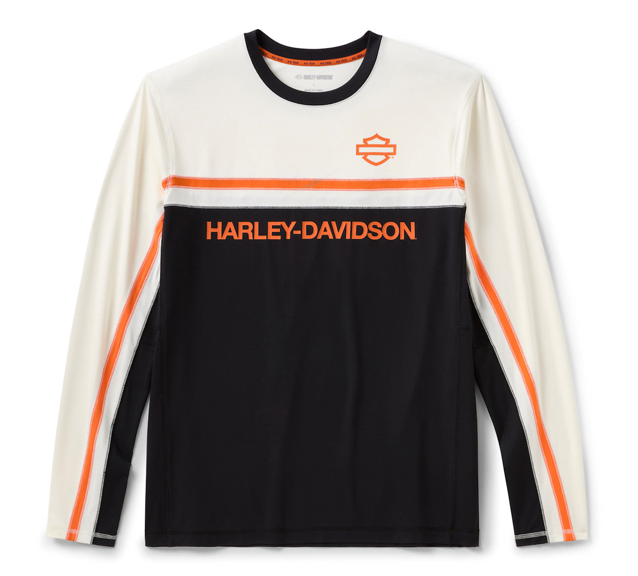 T-shirt homme HD TECH à manches longues aérées en maille - 96287-26VM