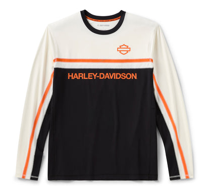 T-shirt homme HD TECH à manches longues aérées en maille - 96287-26VM