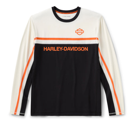 T-shirt homme HD TECH à manches longues aérées en maille - 96287-26VM