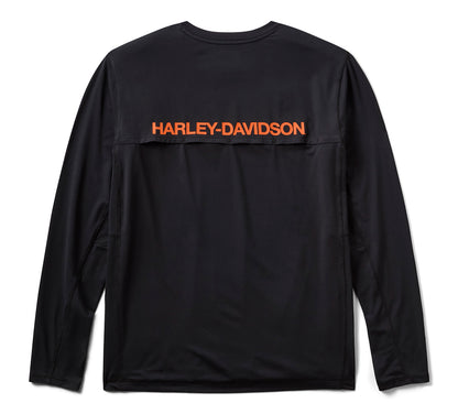 T-shirt homme HD TECH à manches longues aérées - 96288-26VM