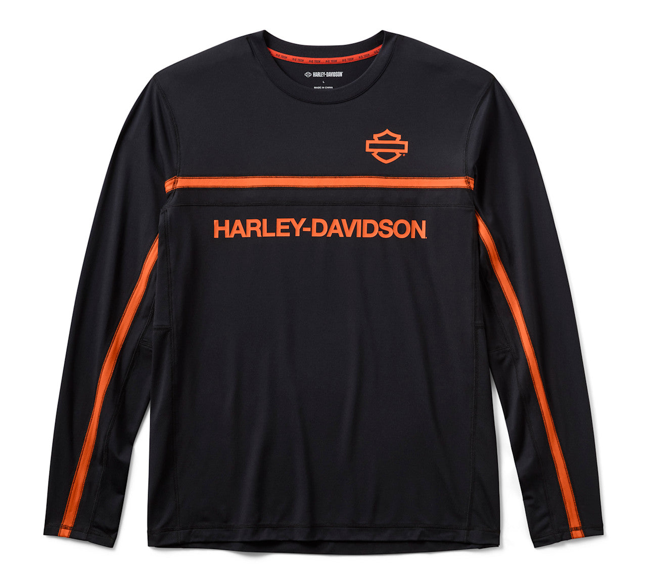T-shirt homme HD TECH à manches longues aérées - 96288-26VM