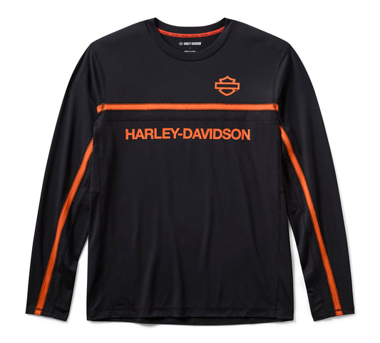 T-shirt homme HD TECH à manches longues aérées - 96288-26VM