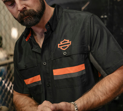 Chemise à manches courtes ventilée HD TECH pour homme - 96294-26VM