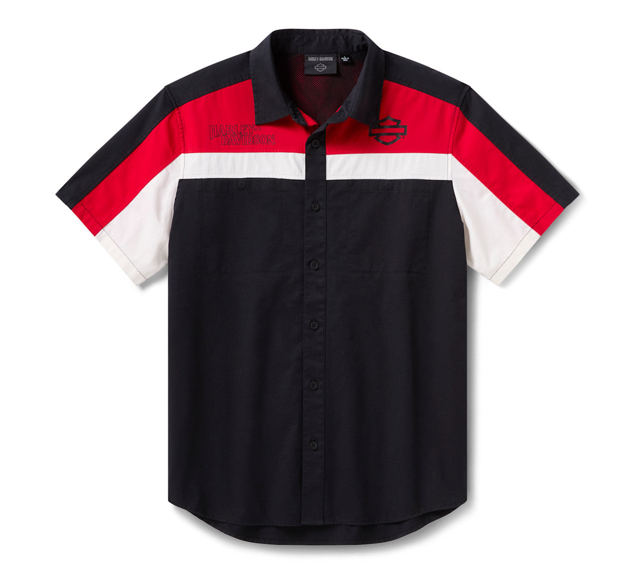 Chemise de mécanicien à manches courtes ventilée Screamin' Eagle pour homme - 96297-26VM