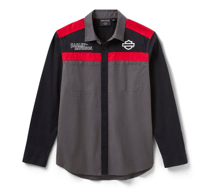 Chemise de mécanicien ventilée Screamin' Eagle pour homme - 96300-26VM