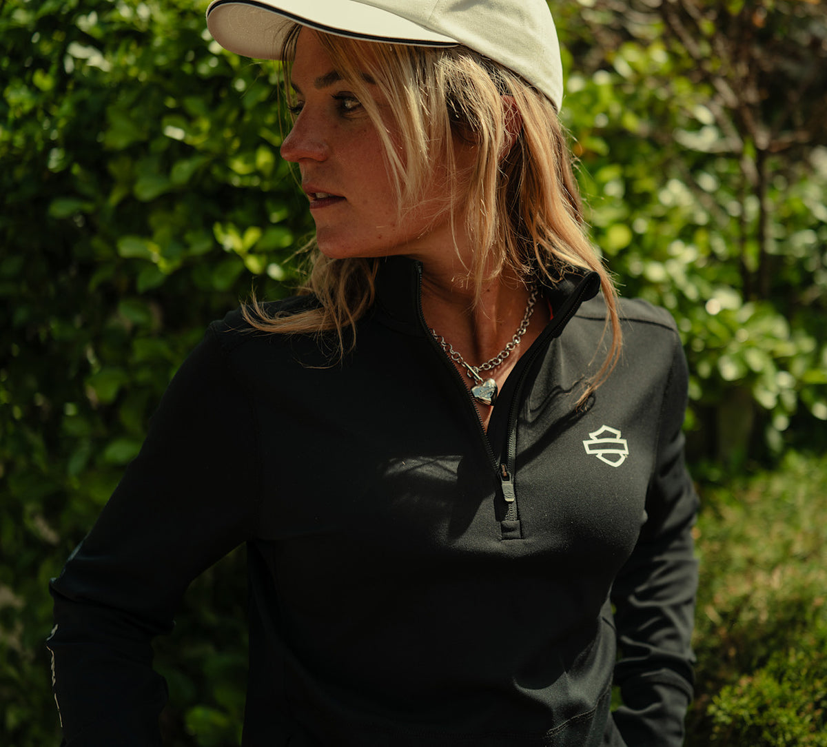 Pull à fermeture éclair 3/4 HD TECH pour femme - 96327-26VW