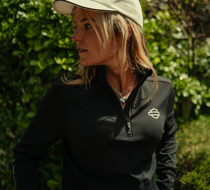 Pull à fermeture éclair 3/4 HD TECH pour femme - 96327-26VW
