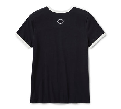 T-shirt à col rond Screamin' Eagle Drop H pour femme - 96331-26vw