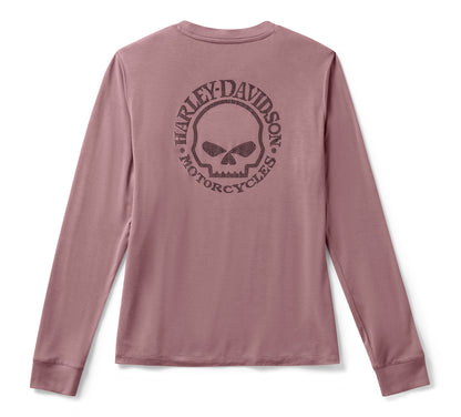 T-shirt manches longues Willie G Bling pour femme - 96346-26vw