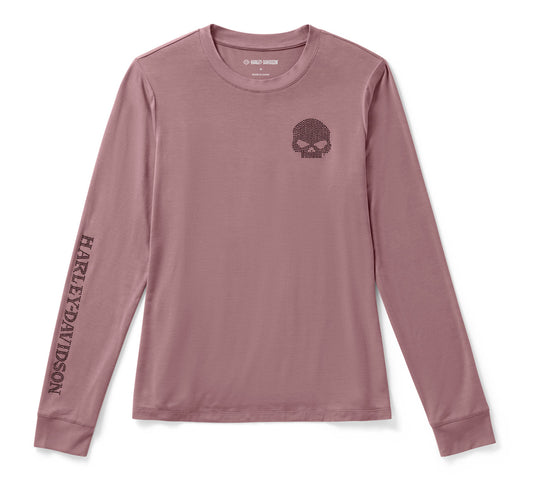 T-shirt manches longues Willie G Bling pour femme - 96346-26vw