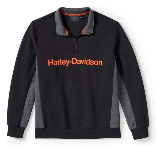 Pull polaire H-D® TECH 1/4-Zip pour homme - 96361-25VM