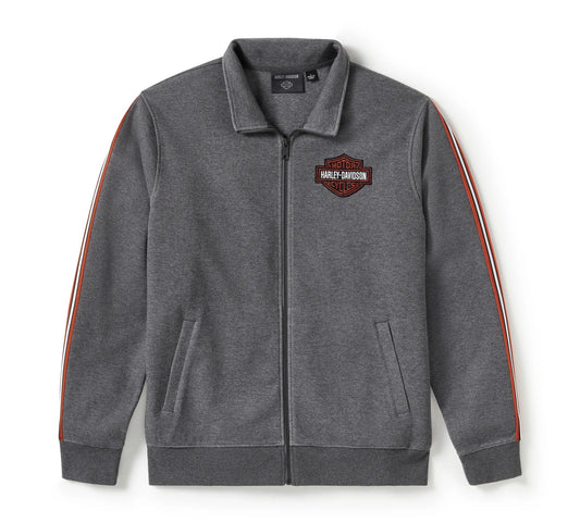 Veste de survêtement zippée en polaire pour homme - - 96366-25VM