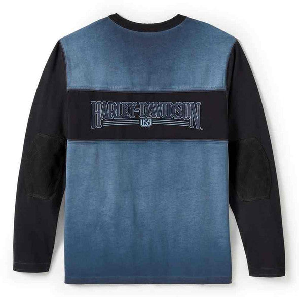 T-shirt Henley à manches longues Iron Bond II H-D® pour homme - 96368-25VM