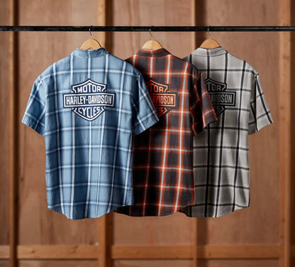 Chemise à manches courtes B&S Staple pour homme – 96404-25VM