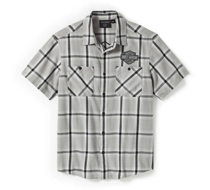 Chemise à manches courtes B&S Staple pour homme – 96404-25VM
