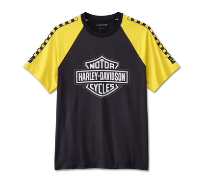 T-shirt à manches courtes raglan B&S pour homme – 96419-24VM