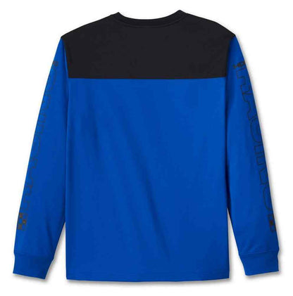 T-shirt de course à manches longues Blue Blazes pour homme - 96440-24VM