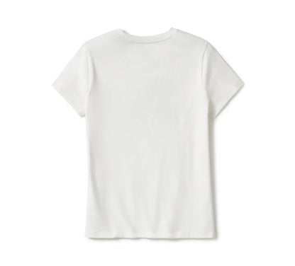 T-SHIRT GRAPHIQUE À COL ROND IRON PRIDE POUR FEMME - 96452-25VW
