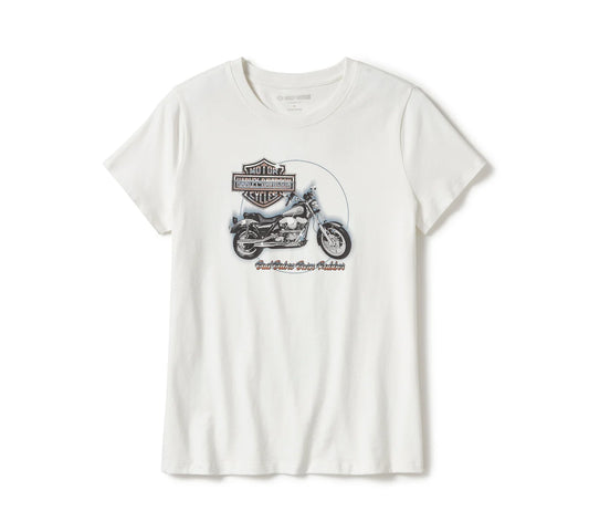 T-SHIRT GRAPHIQUE À COL ROND IRON PRIDE POUR FEMME - 96452-25VW