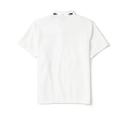 Polo piqué uni B&S pour homme - 96484-25VM