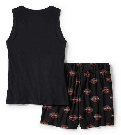 Pyjama femme Harley-Davidson® B&S avec short - 96522-25VW