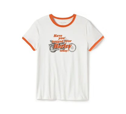 T-shirt femme Hug A Harley Ringer - 96529-25vw