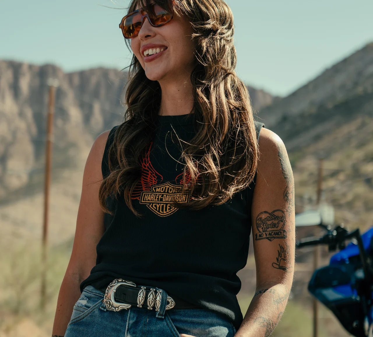 Débardeur côtelé Chrome Eagle pour femme - 96542-25VW