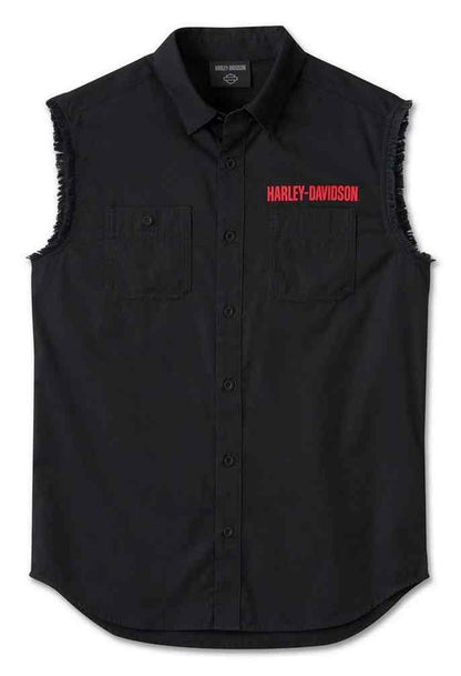 Chemise sans manches Ashes Button Blowout pour homme - 96566-24VM