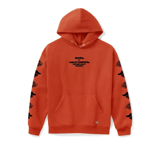 Sweat à capuche Dickies x HD Eagle Sleeve - Orange vintage - 96566-25VX