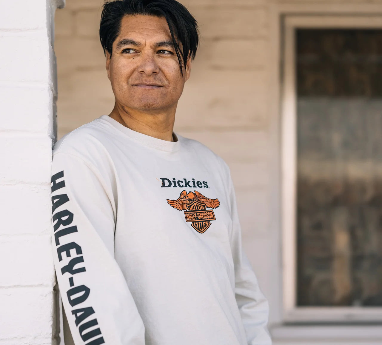 T-SHIRT ÉPAIS À MANCHES LONGUES DICKIES X HD EAGLE POUR HOMME -  96568-25VM